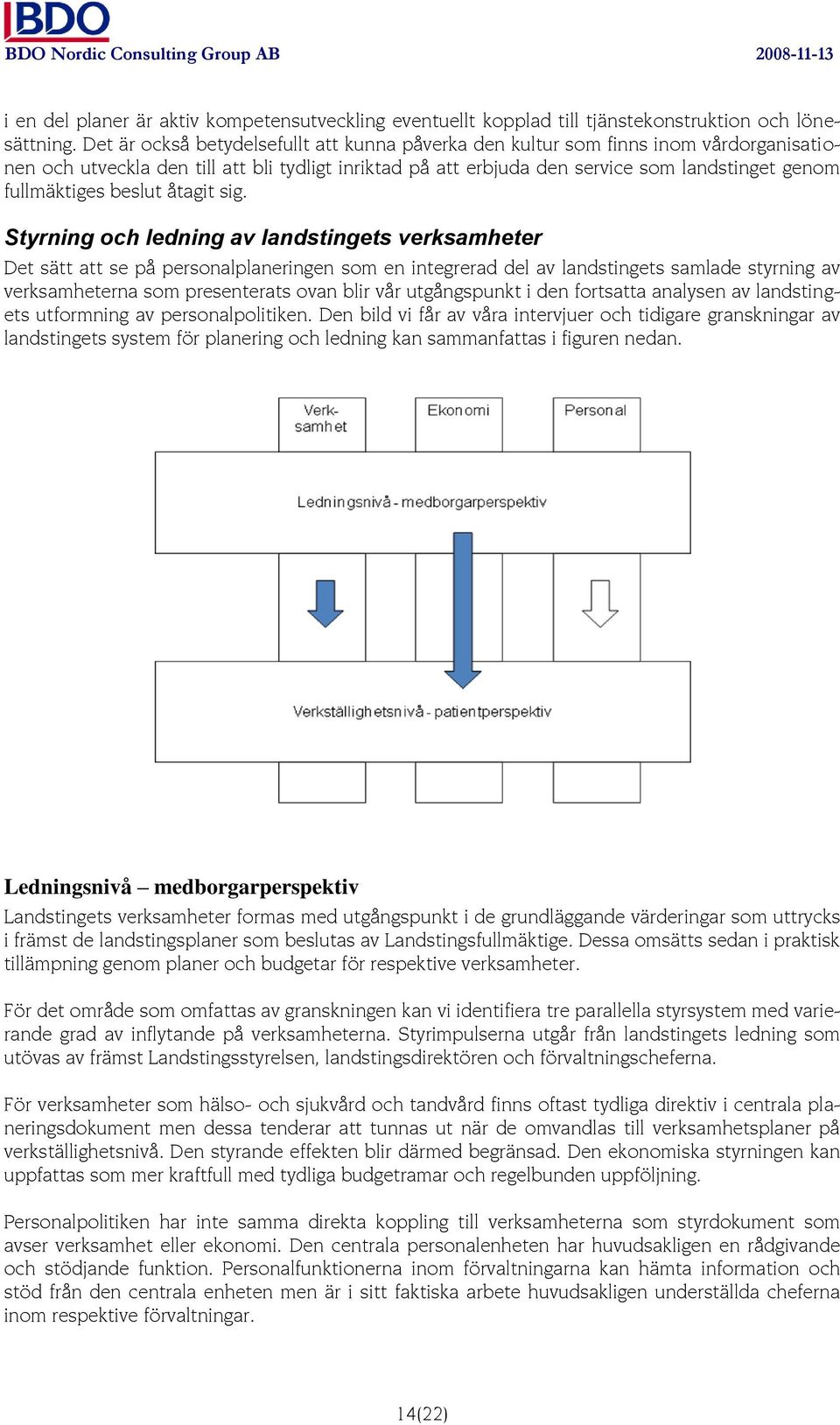 beslut åtagit sig.