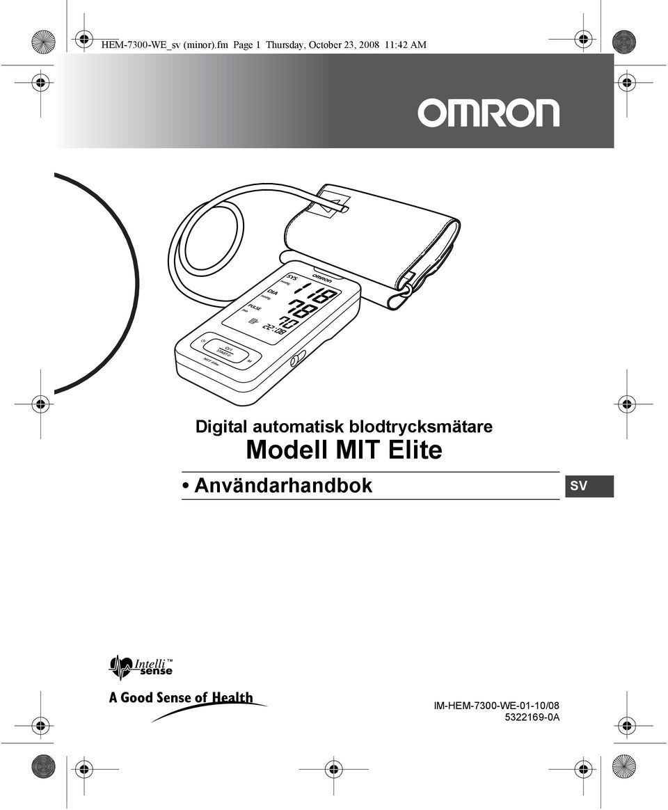 AM Digital automatisk blodtrycksmätare
