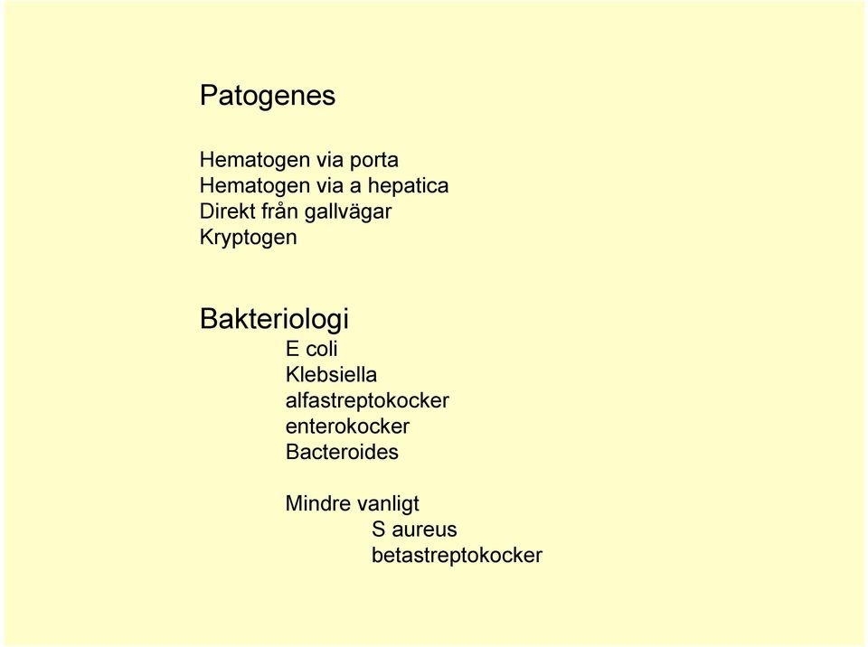 Bakteriologi E coli Klebsiella alfastreptokocker