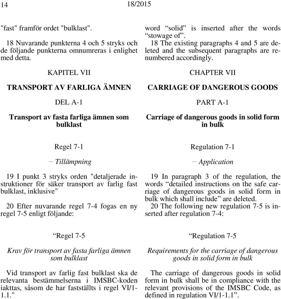 18 The existing paragraphs 4 and 5 are deleted and the subsequent paragraphs are renumbered accordingly.