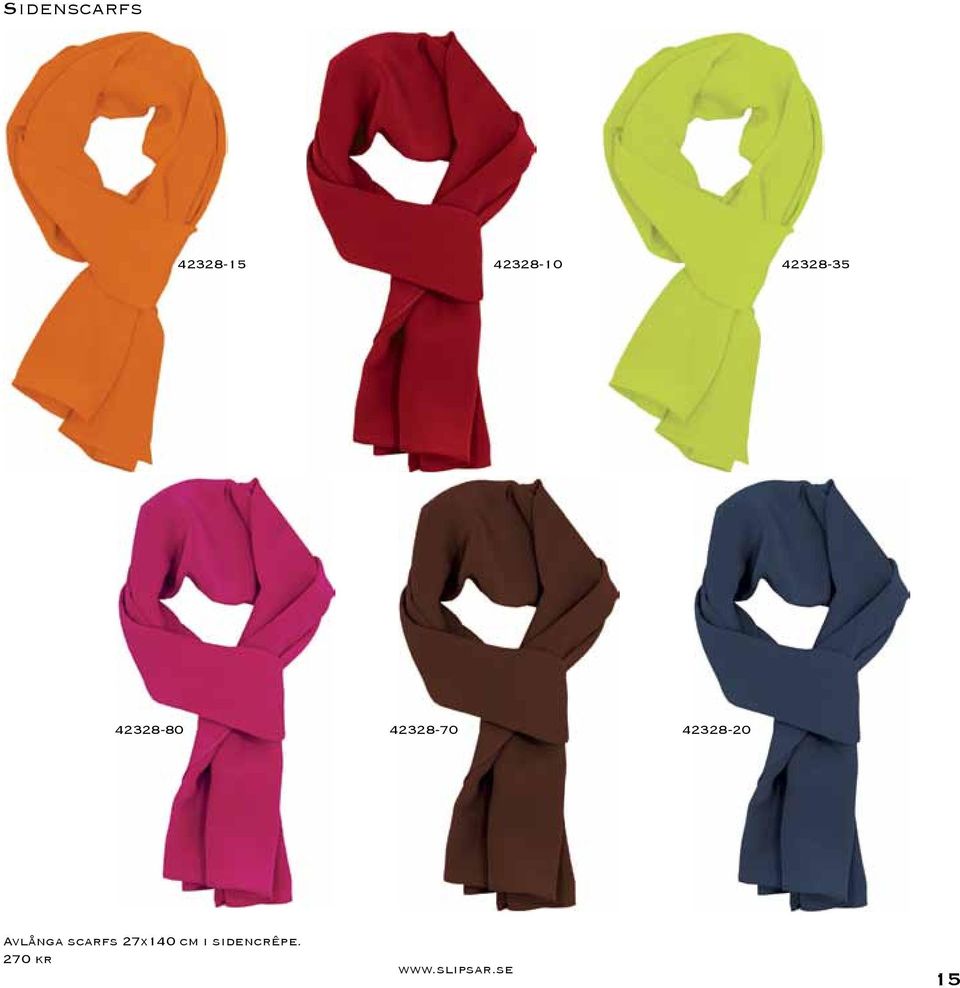 42328-20 Avlånga scarfs 27x140