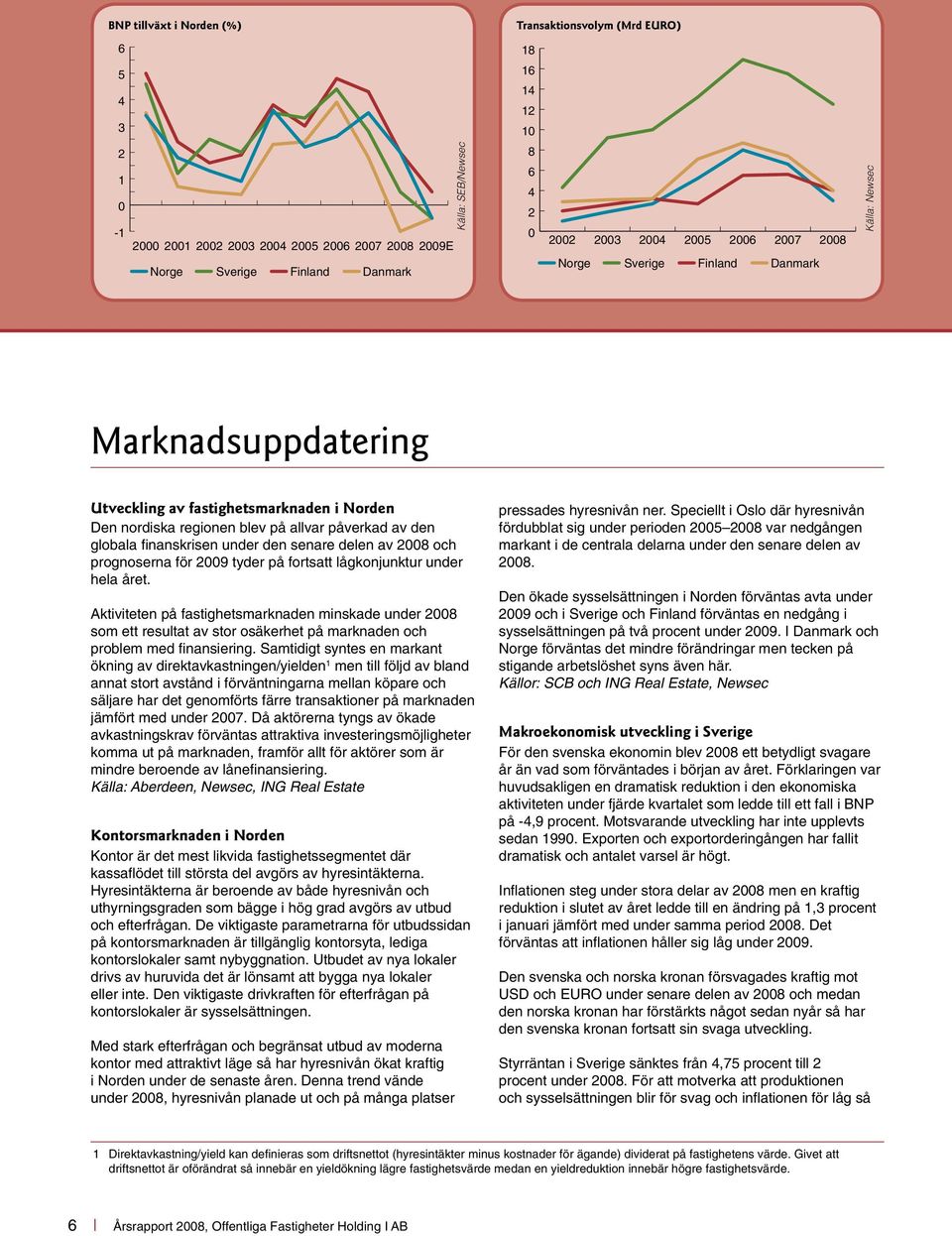 finanskrisen under den senare delen av 2008 och prognoserna för 2009 tyder på fortsatt lågkonjunktur under hela året.