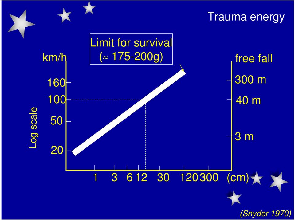 Log scale 160 100 50 20 300 m 40 m