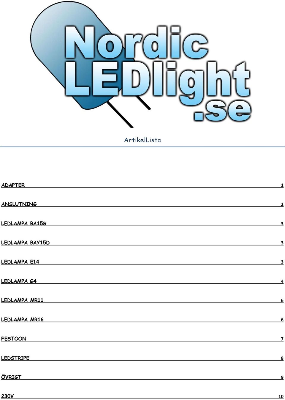 LEDLAMPA E14 3 LEDLAMPA G4 4 LEDLAMPA MR11
