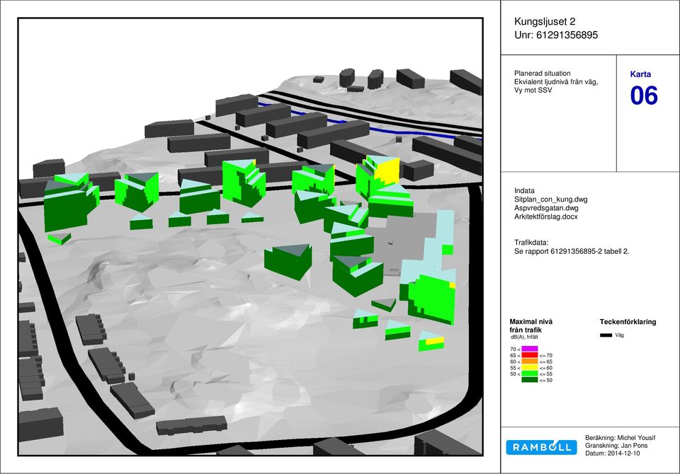 dwg Trafikdata: enligt information från Ramböll 11-02-22 Väg Trafikdata: 225 - ÅDT 8600-10% tung trafik - 70 km/h Nyblev.