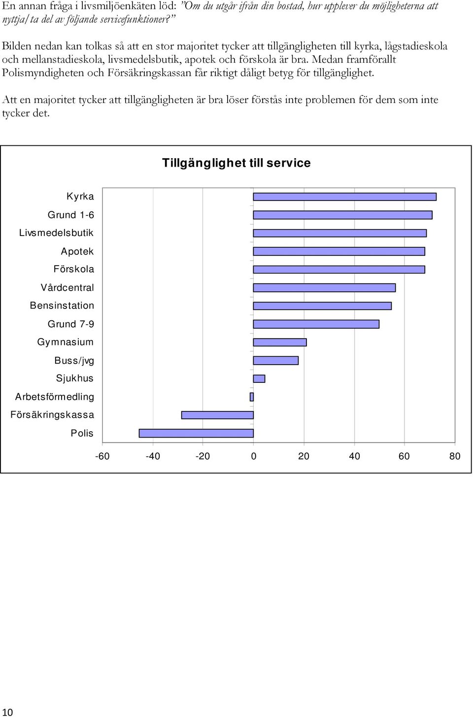 Medan framförallt Polismyndigheten och Försäkringskassan får riktigt dåligt betyg för tillgänglighet.