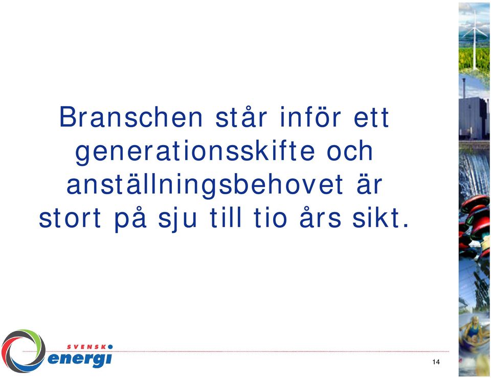 anställningsbehovet är