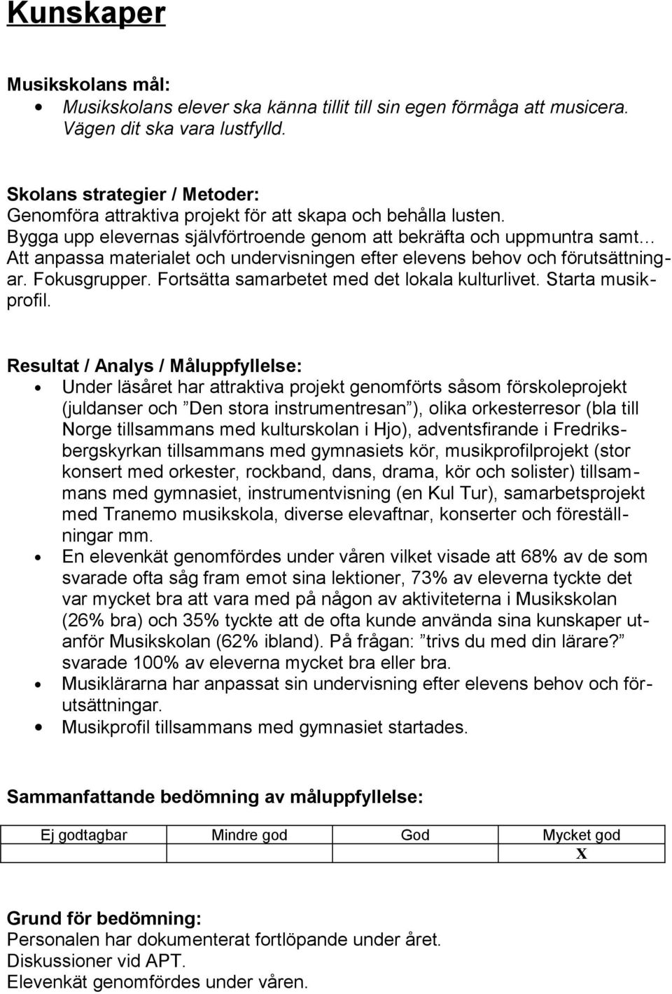 Bygga upp elevernas självförtroende genom att bekräfta och uppmuntra samt Att anpassa materialet och undervisningen efter elevens behov och förutsättningar. Fokusgrupper.