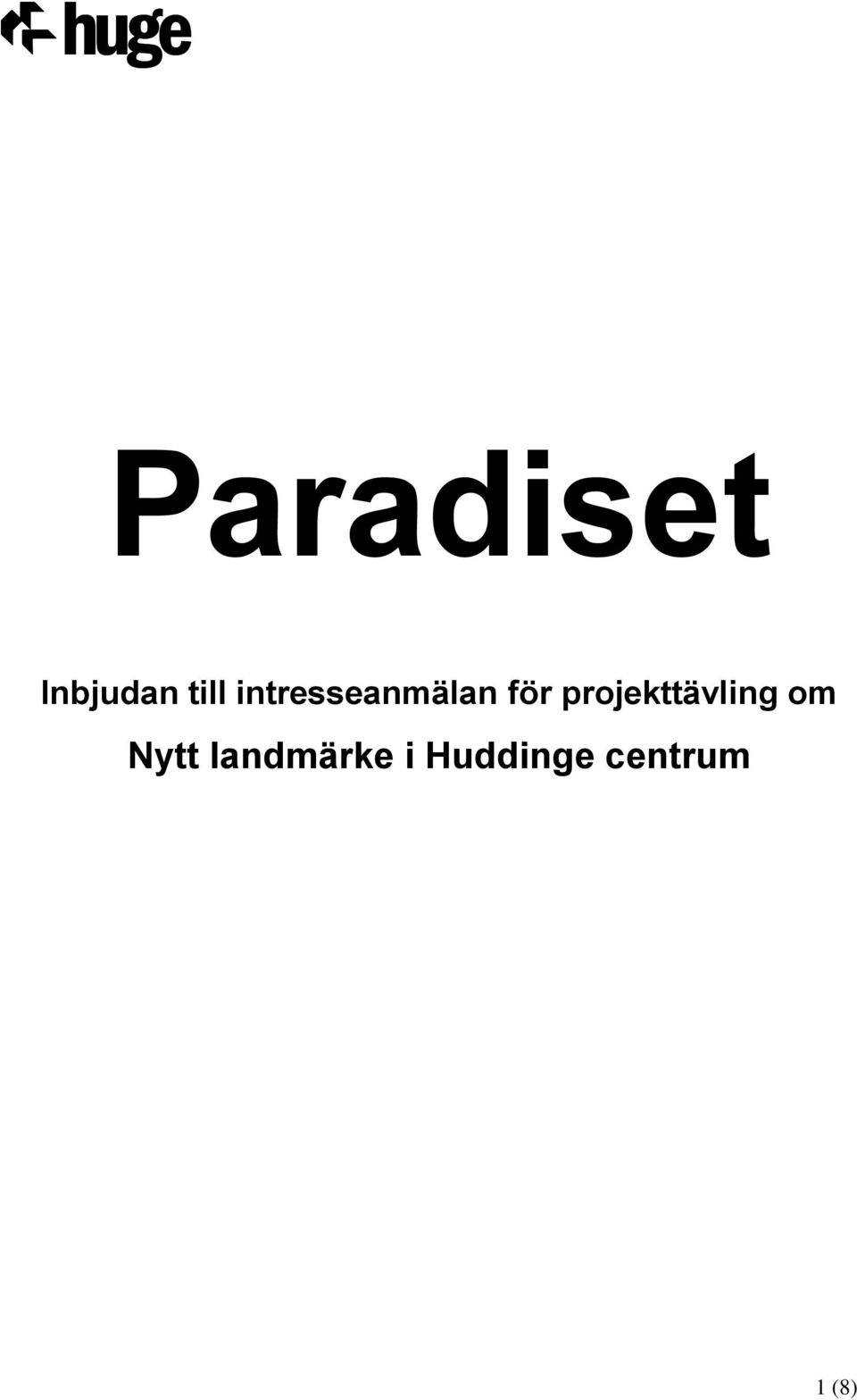 projekttävling om Nytt