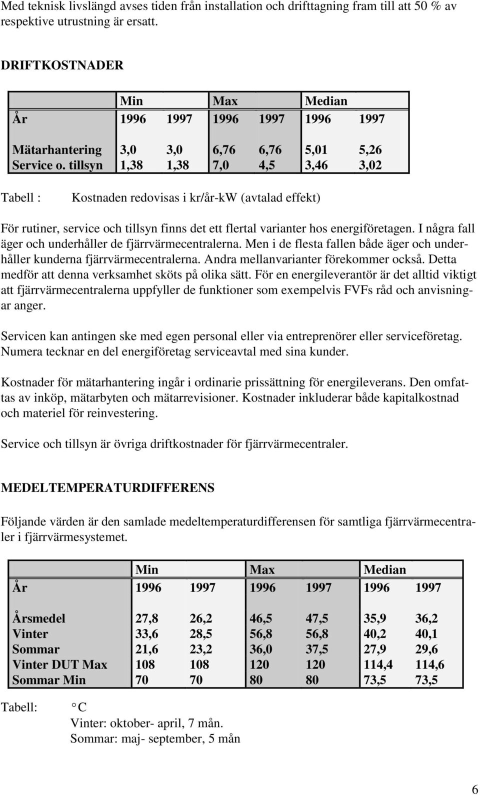 I några fall äger och underhåller de fjärrvärmecentralerna. Men i de flesta fallen både äger och underhåller kunderna fjärrvärmecentralerna. Andra mellanvarianter förekommer också.