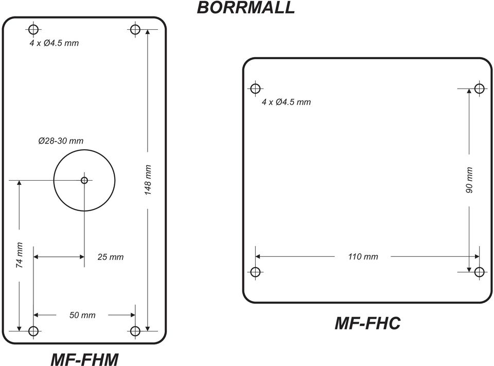 5 mm Ø8-0 mm 148 mm