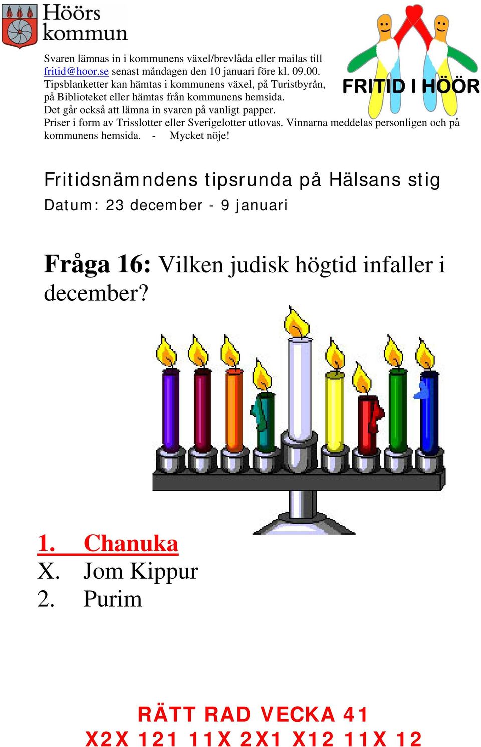 infaller i december?