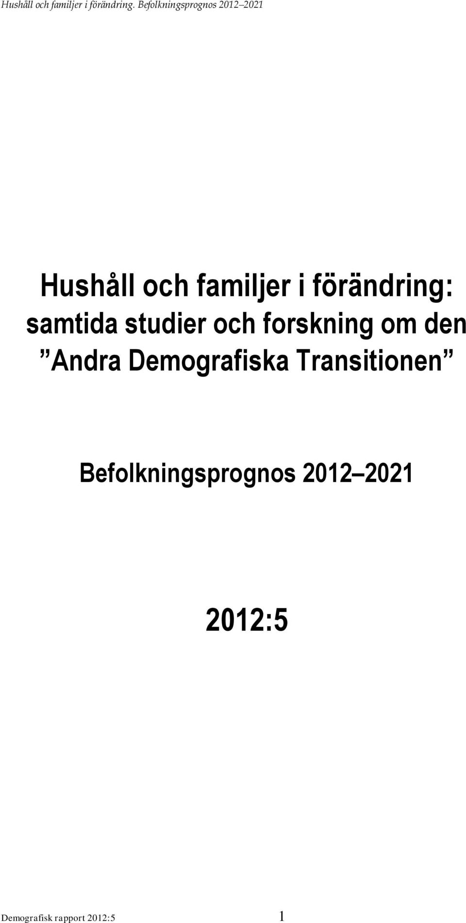 Andra Demografiska Transitionen