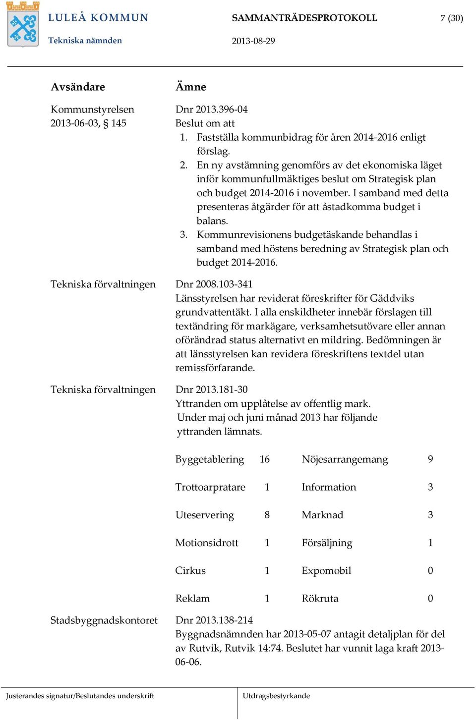 I samband med detta presenteras åtgärder för att åstadkomma budget i balans. 3. Kommunrevisionens budgetäskande behandlas i samband med höstens beredning av Strategisk plan och budget 2014 2016.