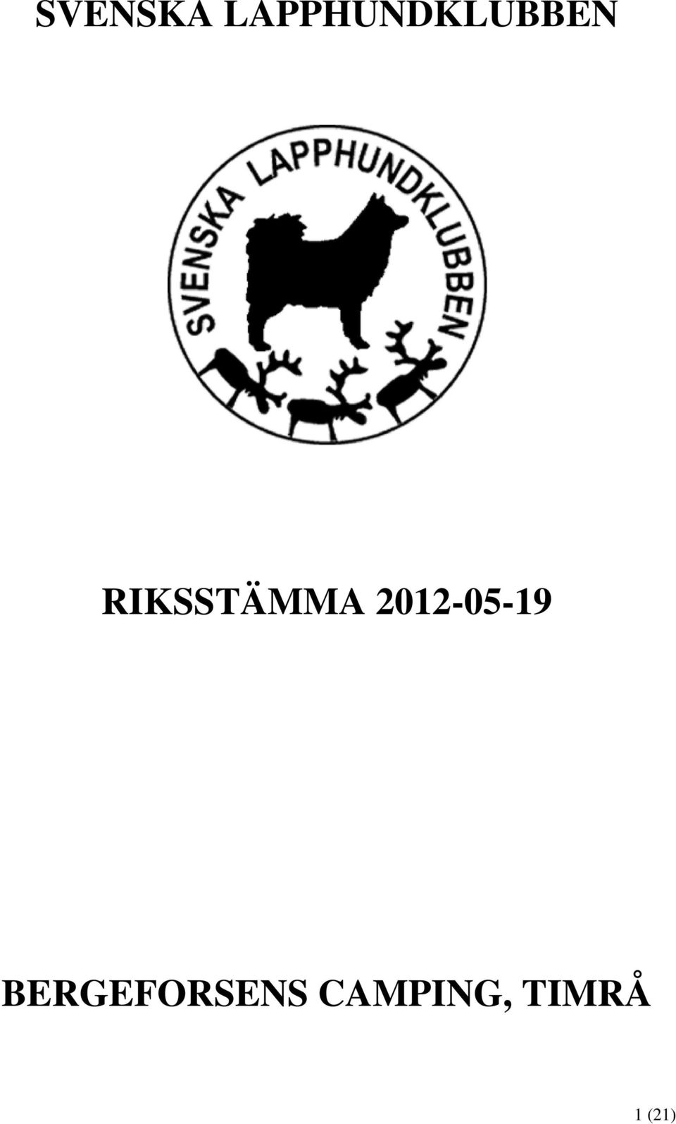 RIKSSTÄMMA