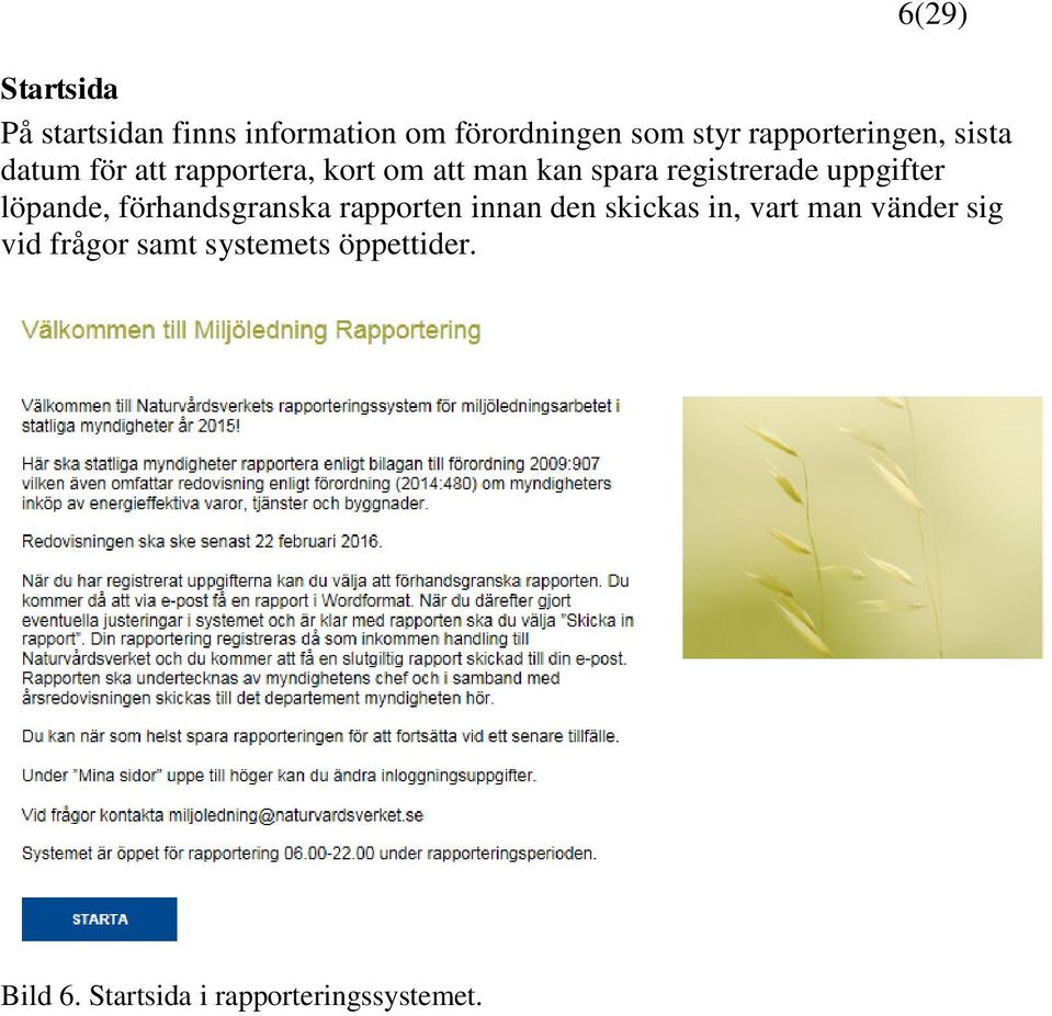 registrerade uppgifter löpande, förhandsgranska rapporten innan den skickas in,