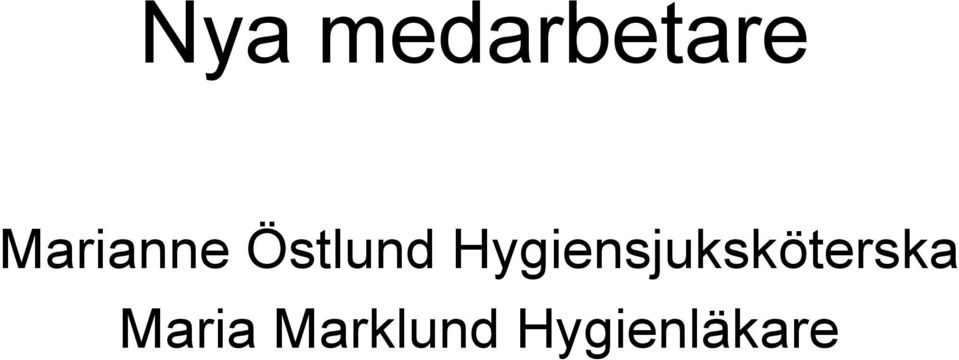 Hygiensjuksköterska
