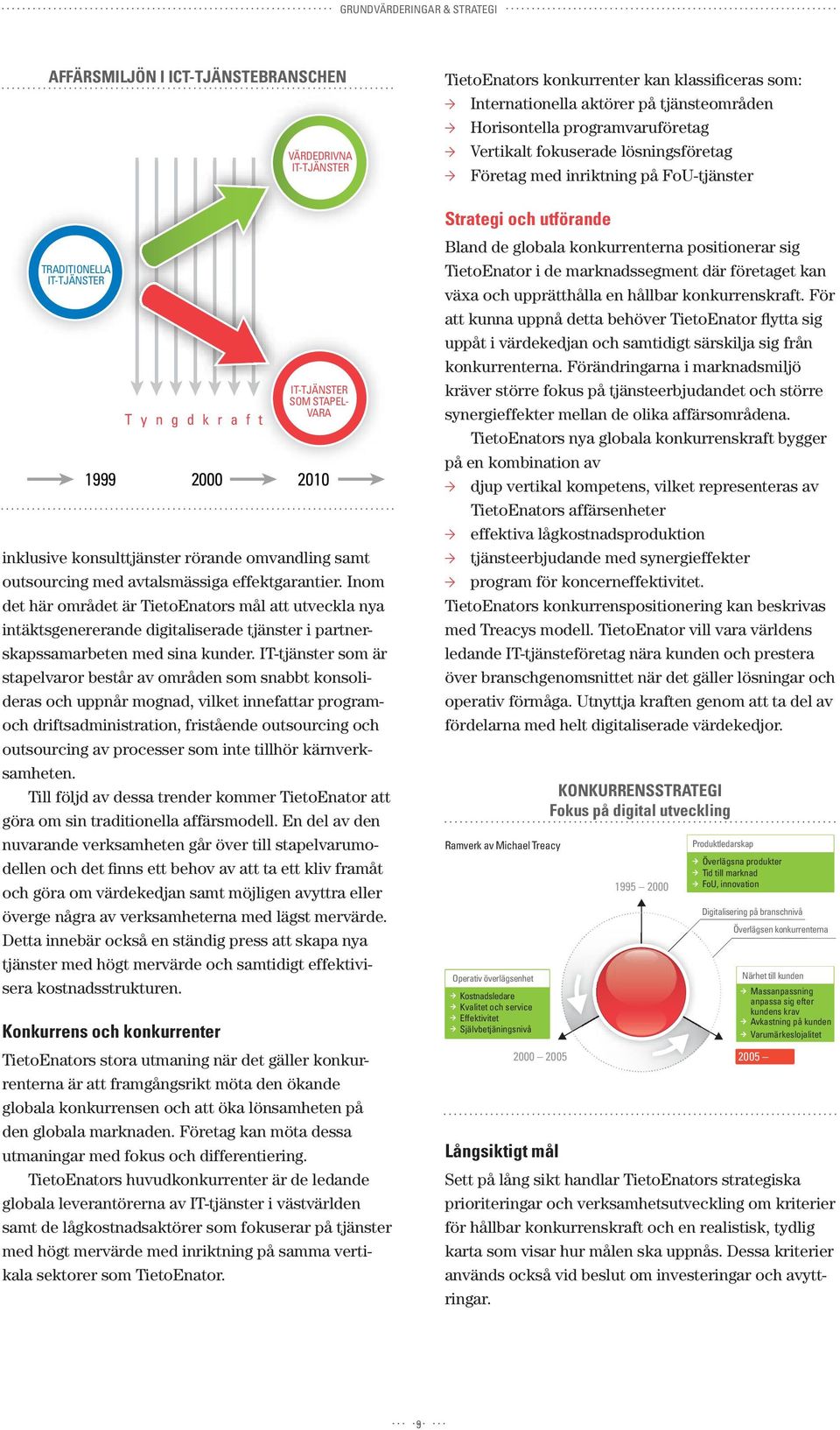 Inom det här området är TietoEnators mål att utveckla nya intäktsgenererande digitaliserade tjänster i partnerskapssamarbeten med sina kunder.