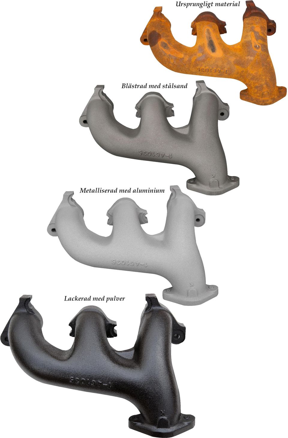 Metalliserad med