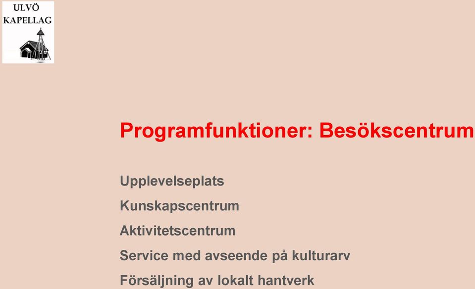 Aktivitetscentrum Service med