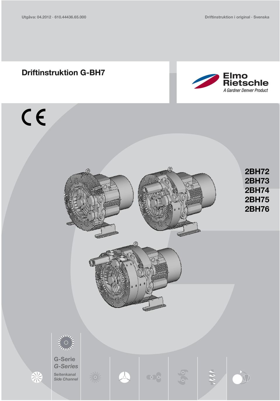 Driftinstruktion G-BH7 2BH72 2BH73 2BH74