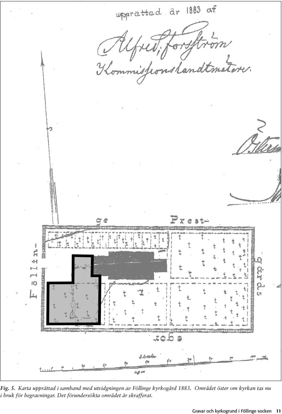 kyrkogård 1883.