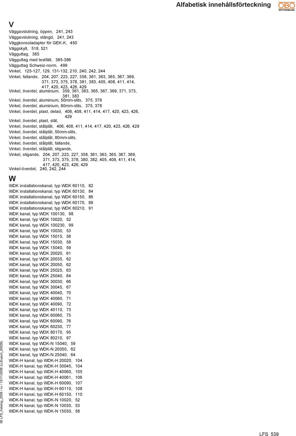 371, 373, 375, 378, 381, 383, 405, 408, 411, 414, 417, 420, 423, 426, 429 Vinkel, överdel, aluminium, 359, 361, 363, 365, 367, 369, 371, 373, 381, 383 Vinkel, överdel, aluminium, 50mm-slits, 375, 378