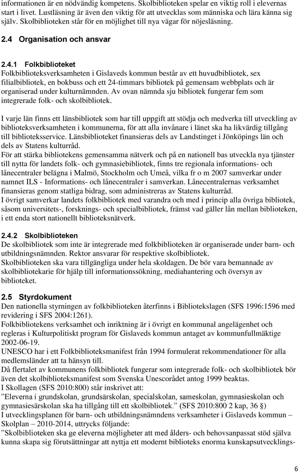 Organisation och ansvar 2.4.