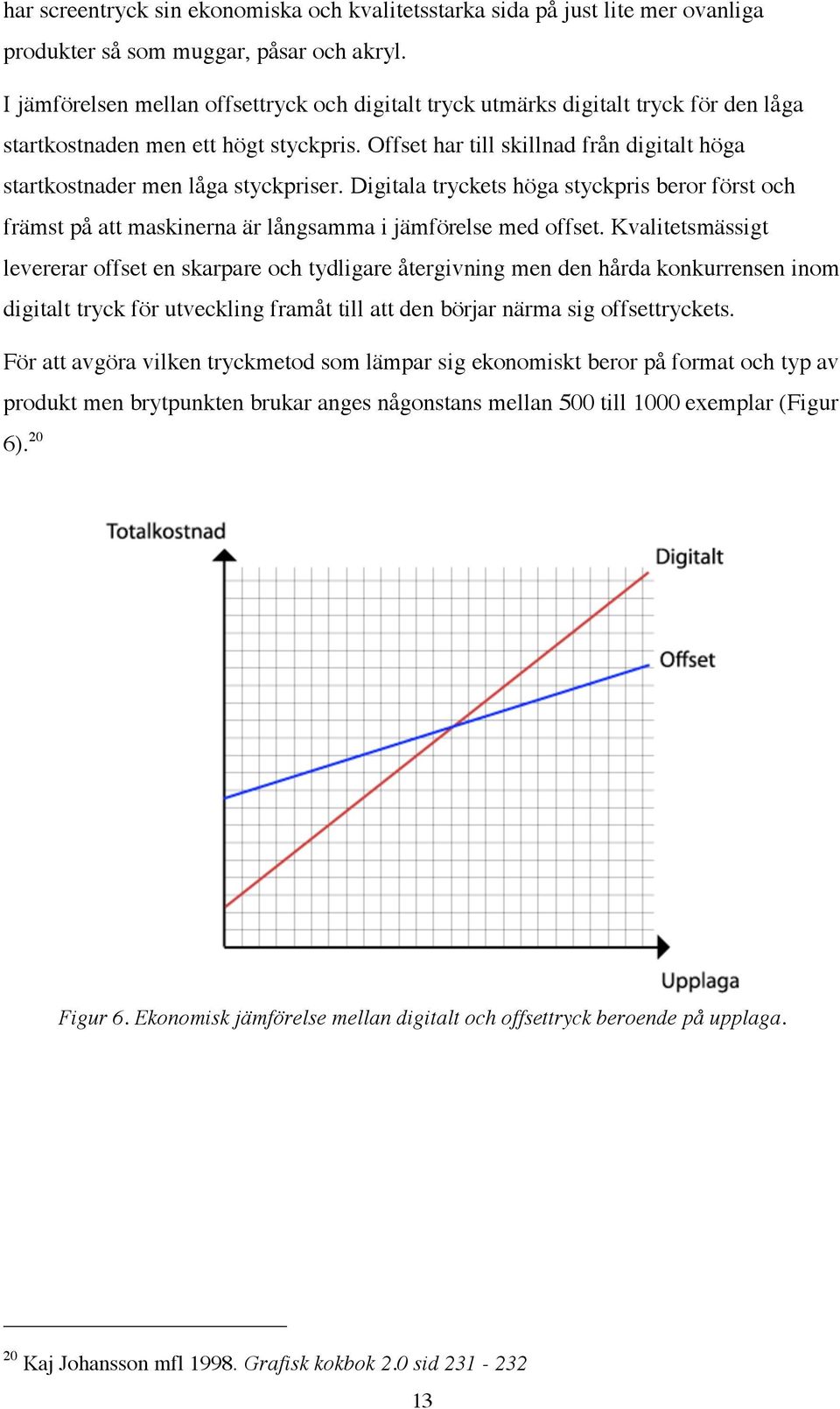 Offset har till skillnad från digitalt höga startkostnader men låga styckpriser. Digitala tryckets höga styckpris beror först och främst på att maskinerna är långsamma i jämförelse med offset.