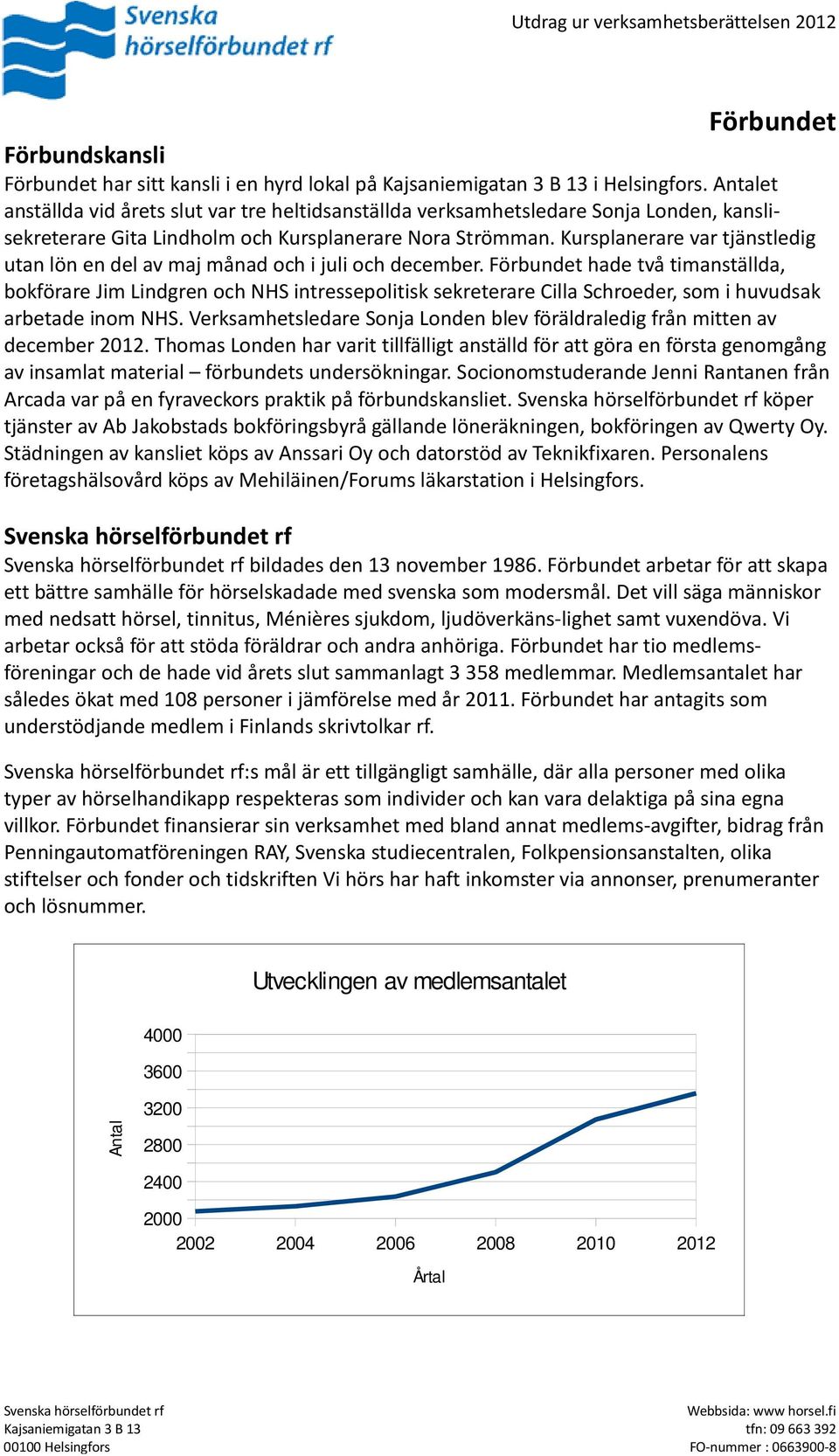 Kursplanerare var tjänstledig utan lön en del av maj månad och i juli och december.