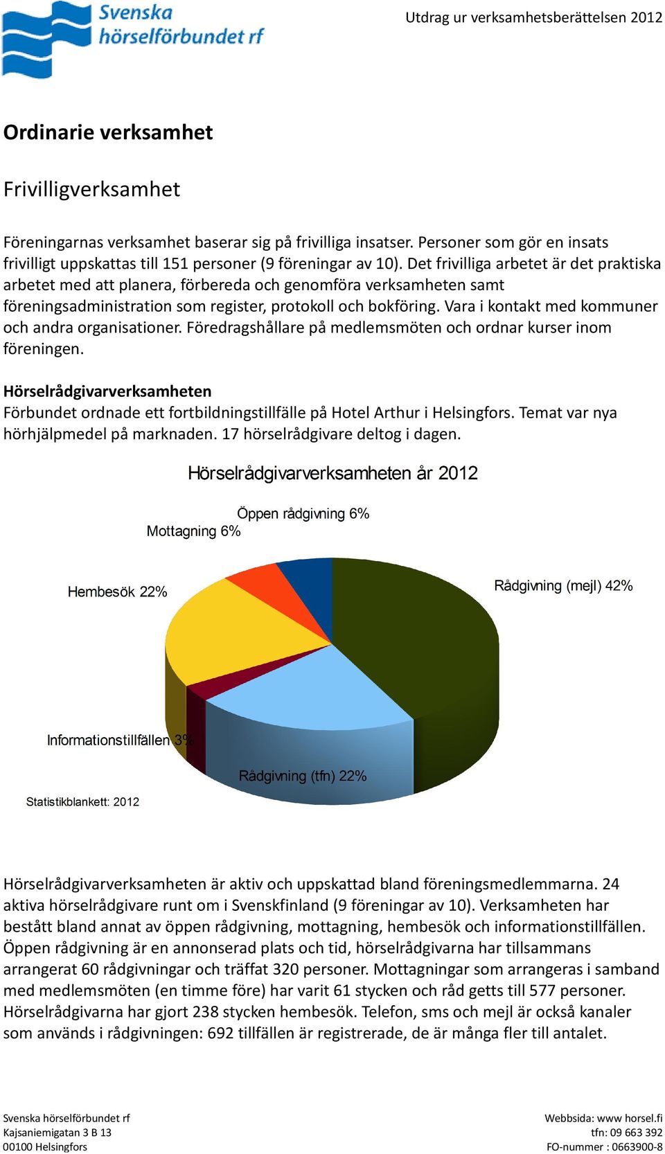 Vara i kontakt med kommuner och andra organisationer. Föredragshållare på medlemsmöten och ordnar kurser inom föreningen.