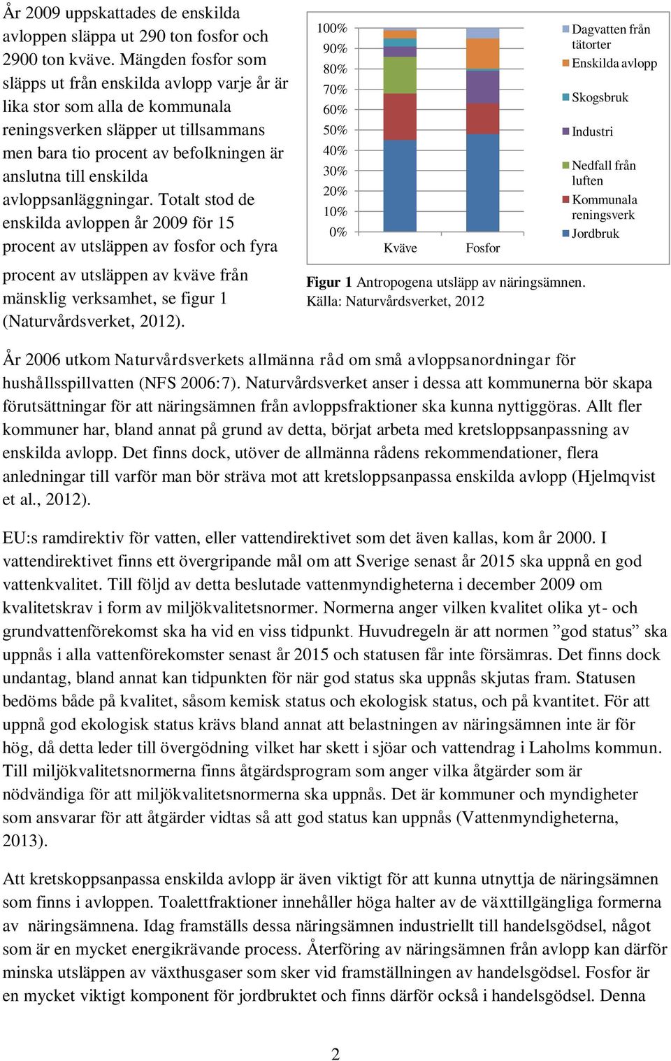 avloppsanläggningar.