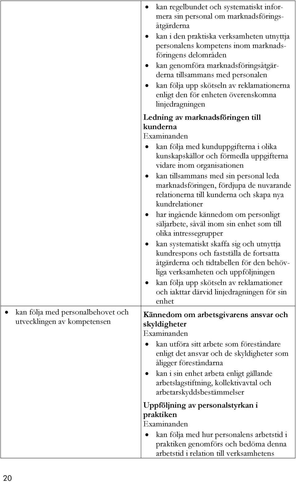 överenskomna linjedragningen Ledning av marknadsföringen till kunderna kan följa med kunduppgifterna i olika kunskapskällor och förmedla uppgifterna vidare inom organisationen kan tillsammans med sin