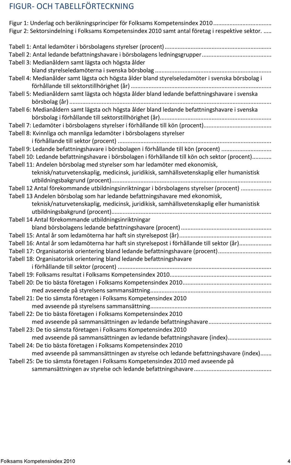 .. Tabell 3: Medianåldern samt lägsta och högsta ålder bland styrelseledamöterna i svenska börsbolag.