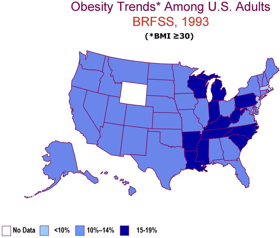 Adults BRFSS, 1993