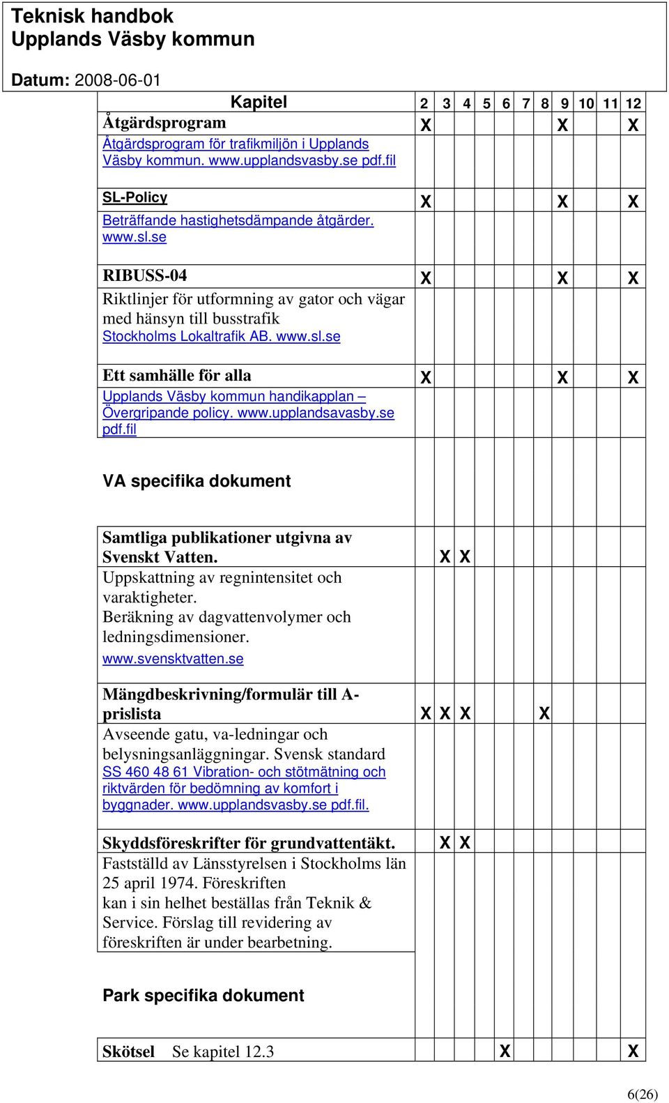 www.upplandsavasby.se pdf.fil VA specifika dokument Samtliga publikationer utgivna av Svenskt Vatten. Uppskattning av regnintensitet och varaktigheter.