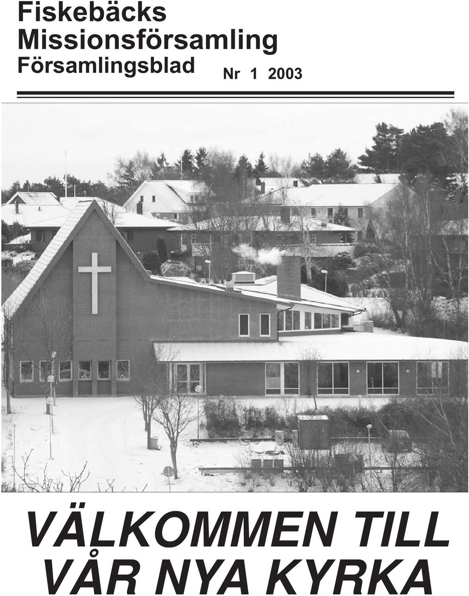 Församlingsblad Nr 1