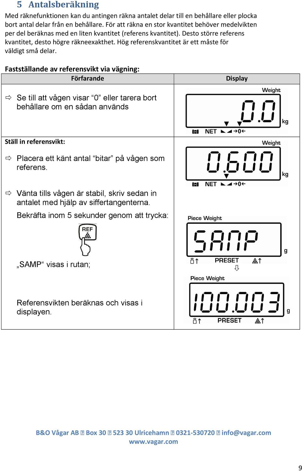 Hög referenskvantitet är ett måste för väldigt små delar.