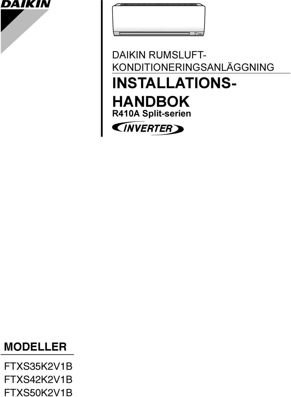 INSTALLATIONS- HANDBOK R0A