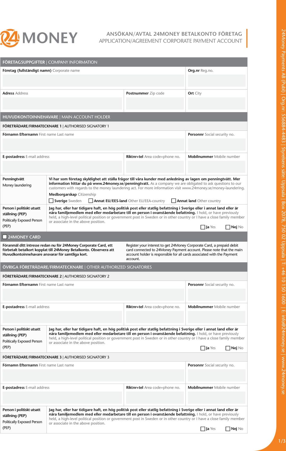 no. E-postadress E-mail address Riktnr+tel Area code+phone no.