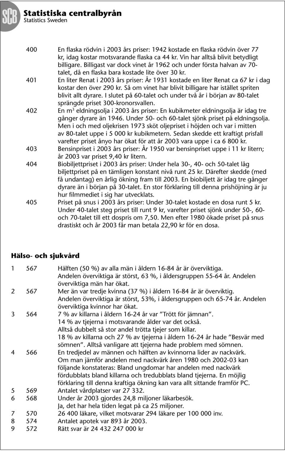 401 En liter Renat i 2003 års priser: År 1931 kostade en liter Renat ca 67 kr i dag kostar den över 290 kr. Så om vinet har blivit billigare har istället spriten blivit allt dyrare.