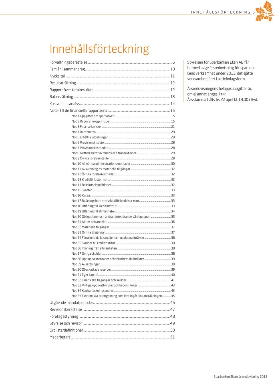 ..28 not 5 Erhållna utdelningar...28 not 6 Provisionsintäkter...28 not 7 Provisionskostnader...28 not 8 Nettoresultat av finansiella transaktioner...29 not 9 Övriga rörelseintäkter.