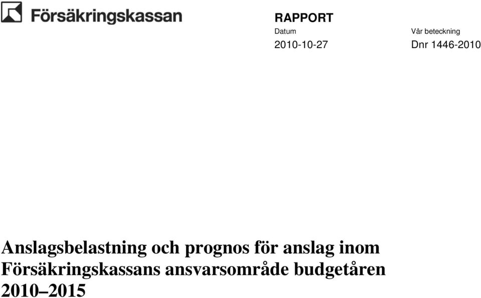 Försäkringskassans