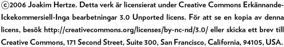 bearbetningar 3.0 Unported licens.