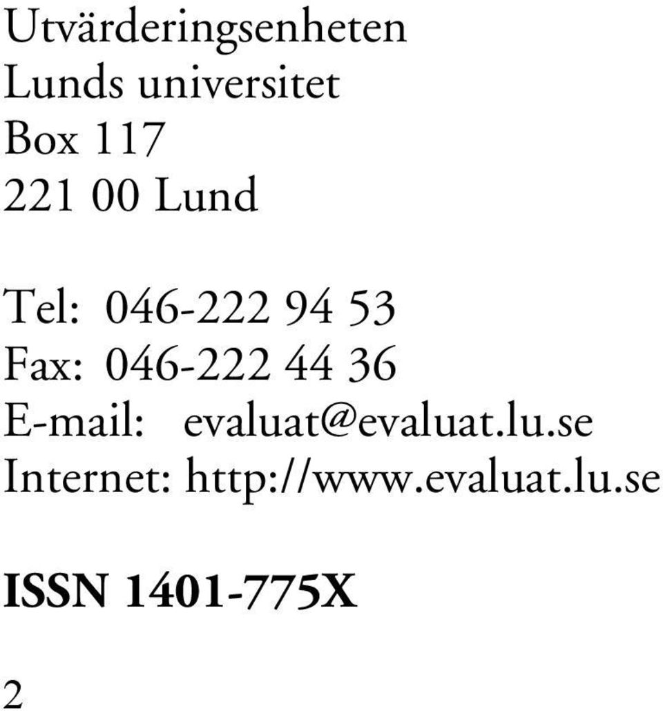 046-222 44 36 E-mail: evalua