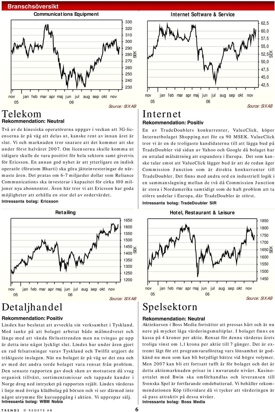 En annan god nyhet är att ytterligare en indisk operatör (förutom Bharti) ska göra jätteinvesteringar de närmaste åren.