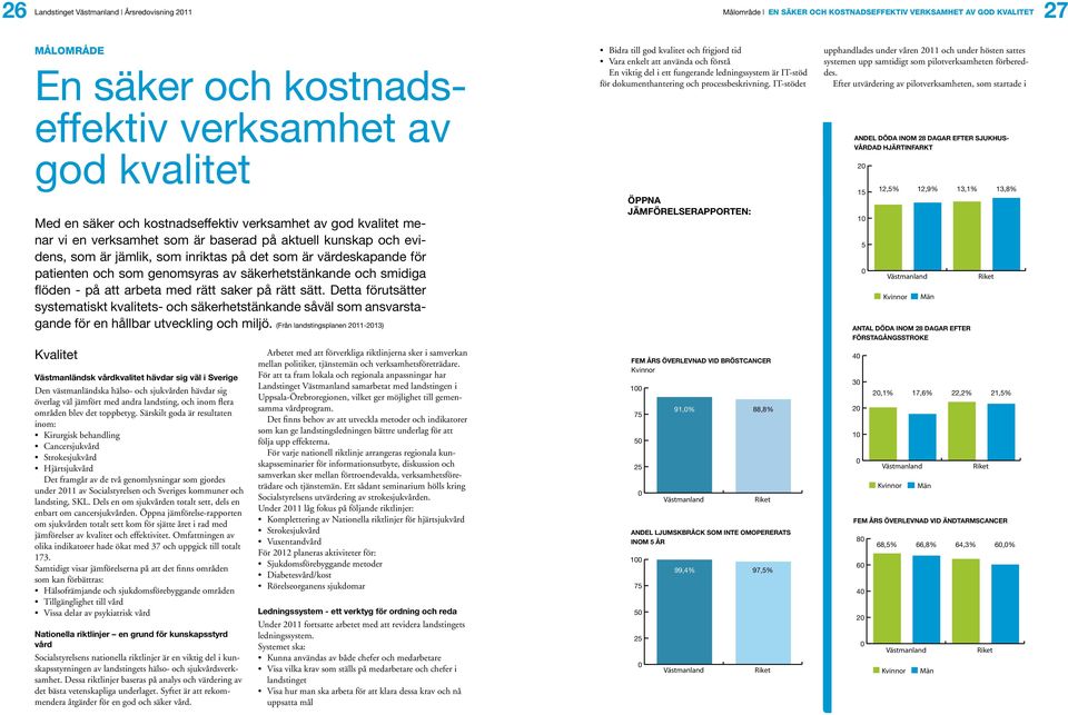 smidiga flöden - på att arbeta med rätt saker på rätt sätt. Detta förutsätter systematiskt kvalitets- och säkerhetstänkande såväl som ansvarstagande för en hållbar utveckling och miljö.