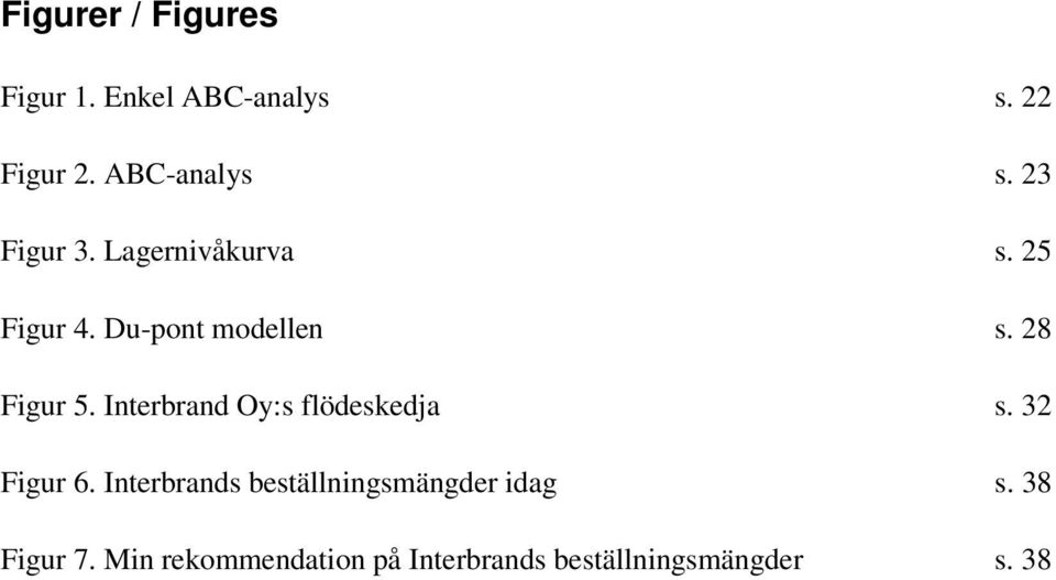 Interbrand Oy:s flödeskedja s. 32 Figur 6.