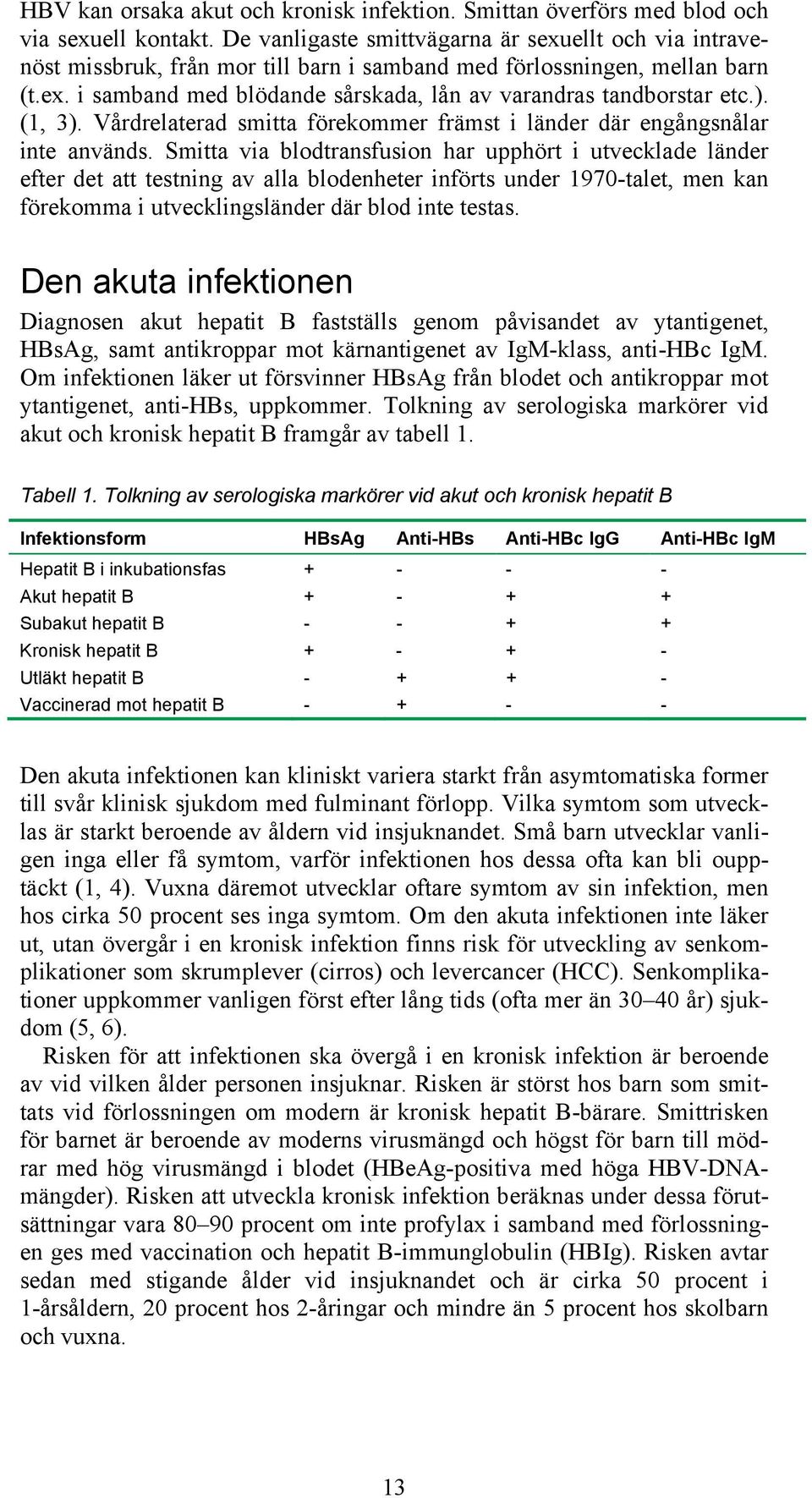 ). (1, 3). Vårdrelaterad smitta förekommer främst i länder där engångsnålar inte används.