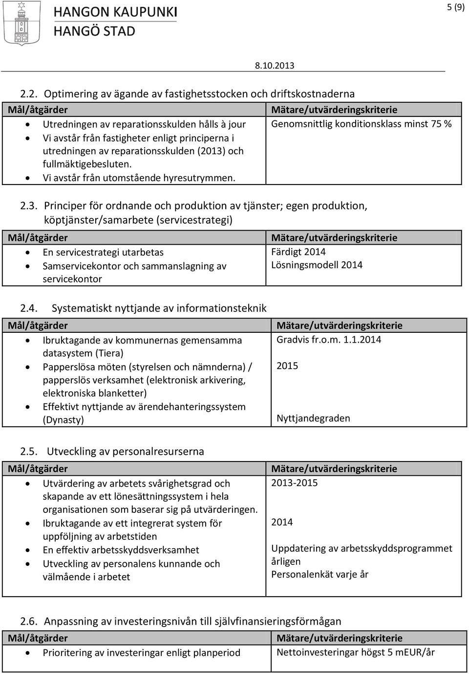 principerna i utredningen av reparationsskulden (2013)